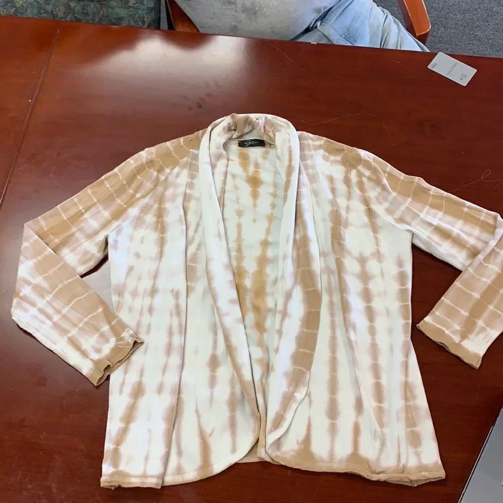 Eyn Tie Dye Shawl Collar Cardigan sz XL